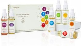 Aromafume 7 Chakra Natural Mist Gift Set 7x 50ml/1.7 fl oz | Aromatherapy Sprays for Meditation, Chakra Balance | Yoga & Reiki Gifts | Essential Oil Spray Set for Solar Plexus, Root Chakra & more