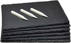 Set of 6 Black Slate Charcuterie Bo