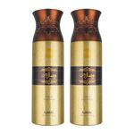 Ajmal WisalDhahab & WisalDhahab Deodorants Men (200 ml, Pack of 2)