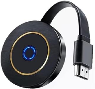 Wireless Display Dongle, Miracast dongle, 1080P HDMI WiFi Media Streamer Adapter Support Chromecast YouTube Netflix Hulu Plus Airplay DLNA TV Stick for Android/Mac/iOS/Windows, Google Home (G6, 1Pc)