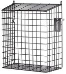 Buckingham 30052 Black Front Door Cage, Guard, Basket, Mail Catcher, Post, Letter Box, Pre-Assembled