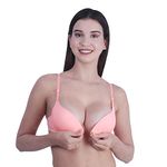 Brachy Women's Front Closure Multi-Way Padded Push-Up Bra BCA_FOPPD08_34B_Peach