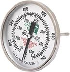 Tel-Tru Large dial Temp Gauge for Big Green Egg