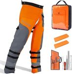 PROYAMA Chainsaw Chaps for Cutting and Logging, 9 Layers Lightweight, Chainsaw Pants Adjustable Belt, 36-38 Inch