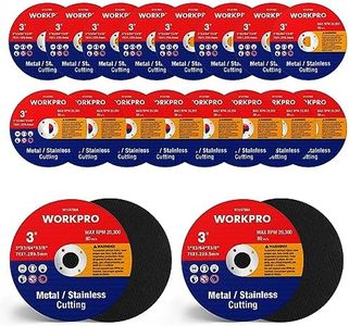 WORKPRO 20-Pack Cut-Off Wheels, 3 X 3/8-inch Metal&Stainless Steel Cutting Wheel, Thin Metal Cutting Disc for Angle Grinder