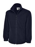 Adults Classic Full Zip Fleece Jacket Navy XL