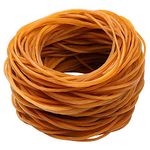 JANYUN 200 Pcs Rubber Elastic Bands 3.15 Inches(8cm), Sturdy Stretchable Rubber Bands Elastic Bands for Bank School Office and Handcrafts