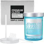 Complete Jewelry Cleaning Kit Polishing Cloth,Brush and Cleaner Gold Silver Fine & Fashion Cleaning