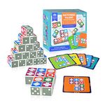 Pattern Matching Puzzle Game, Wooden Block Puzzles Games for Age 4 and up, Family Board Games Play with up to 4 Players for Kids Adults