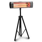 1500 Watt Outdoor Infrared Heater with Roll Cage or Tripod Combo (6 ft cord (Tradesman), Tripod)