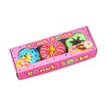 Funny Donut Socks Box for Women Ladies Teen Girls -Funny Gifts Fun Novelty Cute Crazy Funky Food Cool Cotton Crew Socks-Mothers Day Birthday Christmas Mom Sister Wife Gifts Stocking Stuffers (3 Pairs)