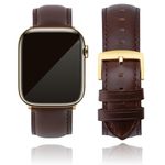 CORROPELLE Leather Watch Straps Compatible with Apple Watch 42mm 41mm 40mm 38mm for Men Women, Top Grain Genuine Leather Straps Replacement Band for iWatch Series 10 9 8 7 6 5 4 3 2 1 SE2 SE