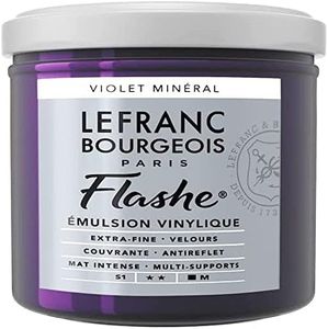 Lefranc Bourgeois Emulsion, Acrylic, Vinyl Paint, Mineral Violet, 1 stück (1er Pack)