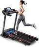 SPORTSTECH - Tapis De Course Pliable F31 - Capteurs Cardio - 12 Programmes - Jusqu’À 16km/h - Lecteur MP3 + Haut-Parleurs - Système d'Autolubrification - 155 x 72,5 x 128 cm