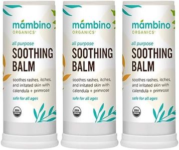 All Purpose Soothing Balm – Organic, Egyptian Calendula & Evening Primrose – Itch Relief for Bug Bites, Daiper Rash, Irritated Skin – Cruelty-Free Skin Care by Mambino Organics, 3-Pack 0.63 fl oz