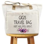 WCGXKO Gigi Gift Gigi Birthday Mother’s Day Gift Grandma Travel Bag Grandma Gift Mother’s Day Gift (GIGI TB CA)