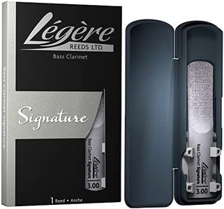 Légère Reeds - Bass Clarinet Reed, Signature, Strength 3.00 (BCS3.00) - Premium Synthetic Woodwind Reed