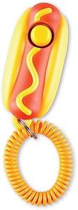 Brightkins Smarty Pooch Hot Dog Training Clicker - Dog Training Clicker, Perfect for Dog Training and Obedience Games