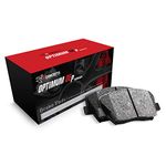 Front R1 Concepts Optimum OEp Series Brake Pads With Rubber Steel Rubber Shims| Fits 2014-2020 Maserati Ghibli (Fits only with 4 Piston Front calipers)