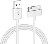 sarmert Apple Certified 30 Pin USB Charging Cable, 4.0ft USB Sync Charging Cord iPhone Compatible for 4 4s 3G 3GS iPad 1 2 3 iPod Touch Nano White (1 PCS)