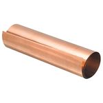 sourcing map Copper Thin Foil Roll Sheet, 0.03x200x1000mm Pure Copper Foil Sheet Roll Copper Strip for Crafts, Electrical Repairs, Grounding