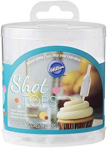 Wilton Bottle-Shaped Shot Tops Flavor Infusers, White