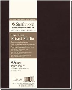 Strathmore Paper Softcover Toned Tan Mixed Media Art Journal, 7.75"x9.75"