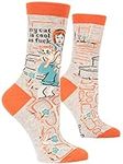 Blue Q Women's Novelty Crew Socks (