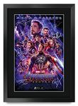 HWC Trading A3 FR Avengers Endgame Movie Poster Cast Signed Printed Autograph Marvel Gifts Captain America Ironman Thor Print Photo Picture Display