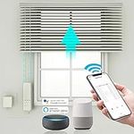 Quoya Smart Electric Chain Blinds Motor, WiFi Roller Blind Driver, Compatible with Alexa Google Home Voice Control, Tuya Smart Life App (MC08, One Motor)