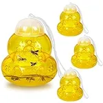 4 Pack Wasp Traps Outdoor,Yellow Ja
