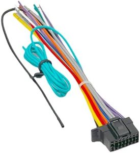 Wire Harness Replacement for Sony Car Radio XAV-AX100 XAV-AX150 XAV-AX200 XAV-AX1000 XAV-AX3000 XAVAX3005DB XAVAX3200 XAV-AX5000 XAV-AX5500 XAV-AX5600 XAV-AX7000 XAV-AX8000 XAV-AX8100 XAV-AX8150