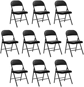 THINIA HOME Pack 10 Sillas Plegables Acolchadas