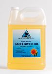 Safflower Oil Organic Carrier High Oleic Cold Pressed Premium 100% Pure 7 LB, 1 gal, 3178 ml