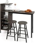 Giantex 3PCS Bar Table and Chair Se