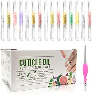 15pcs Cuticle Oil Pen for Nails Care Products, Nail Oil Bulk Repair Kit Professional Revitalizer Fingernails Growth Manicure Set Damage Dry Cutical Oul Hangnail Treatment Scented Moisturizer