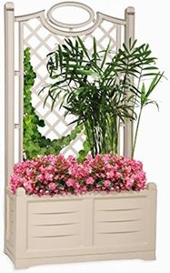 Bama Fioriera con spalliera, 80 cm