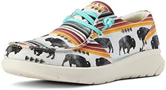 Ariat Women’s Hilo, Western Inspired Casual Slip-on Shoe, Buffalo Print, 7.5 US