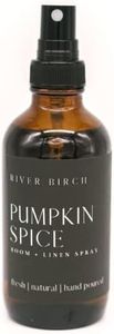 River Birch Pumpkin Spice Scented Linen and Room Spray | Home Fragrance | 4 oz Glass Amber Bottle | Luxury Signature Scent | Handmade in Texas