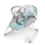 Ity by Ingenuity Bouncity Bounce Vibrating Deluxe Baby Bouncer Seat, 0-6 Months Up to 20 lbs (Goji)