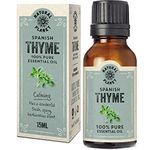 Natural Planet Spanish Thyme Essential Oil 15ML Natural 100% Pure & Undiluted for Bath, Massage, Therapeutic Grade Pure, Undiluted & Cruelty Free