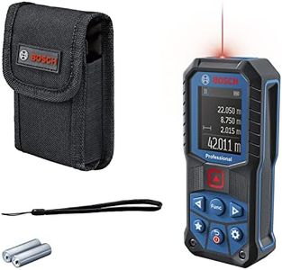Bosch Professional télémètre laser GLM 50-22 (portée : jusqu’à 50 m, robuste, IP65, ± 1,5 mm*, 2 piles AA, dragonne, housse)