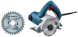 Bosch GDC 120 Professional Marble Cutter+Bosch 2608644275 TCT Wood Circular Saw Blade, 125 x 20, 40 Teeth, Eco Series