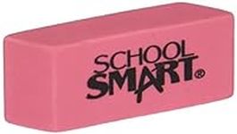 School Smart Beveled Erasers, Small