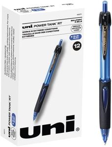 uni-ball Power Tank Retractable Ballpoint Pens Medium Point, 1.0mm, Blue, 12 Pack