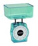 SmartHeart Mechanical Kitchen Scale | Precise Measurements with Removable Bowl | Measurement Units: lbs, oz, g, ml, Blue (19-105)