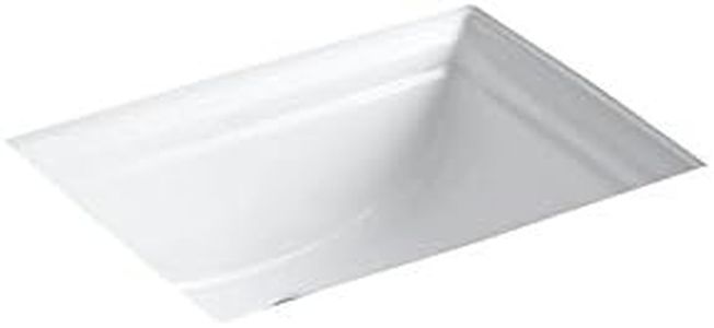 Kohler K-2339-0 Memoirs Undercounter Lavatory, White, 5" To 6"