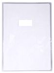 Clairefontaine - Ref 73201C - Calligraphe PVC Exercise Book Protector Cover - A4 (210 x 297mm) in Size, Label Holder for Easy Identification - Transparent Colour