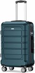 SHOWKOO Luggage PC+ABS Durable Expa