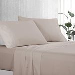 Luxton Beige Linen Sheet Set Queen 